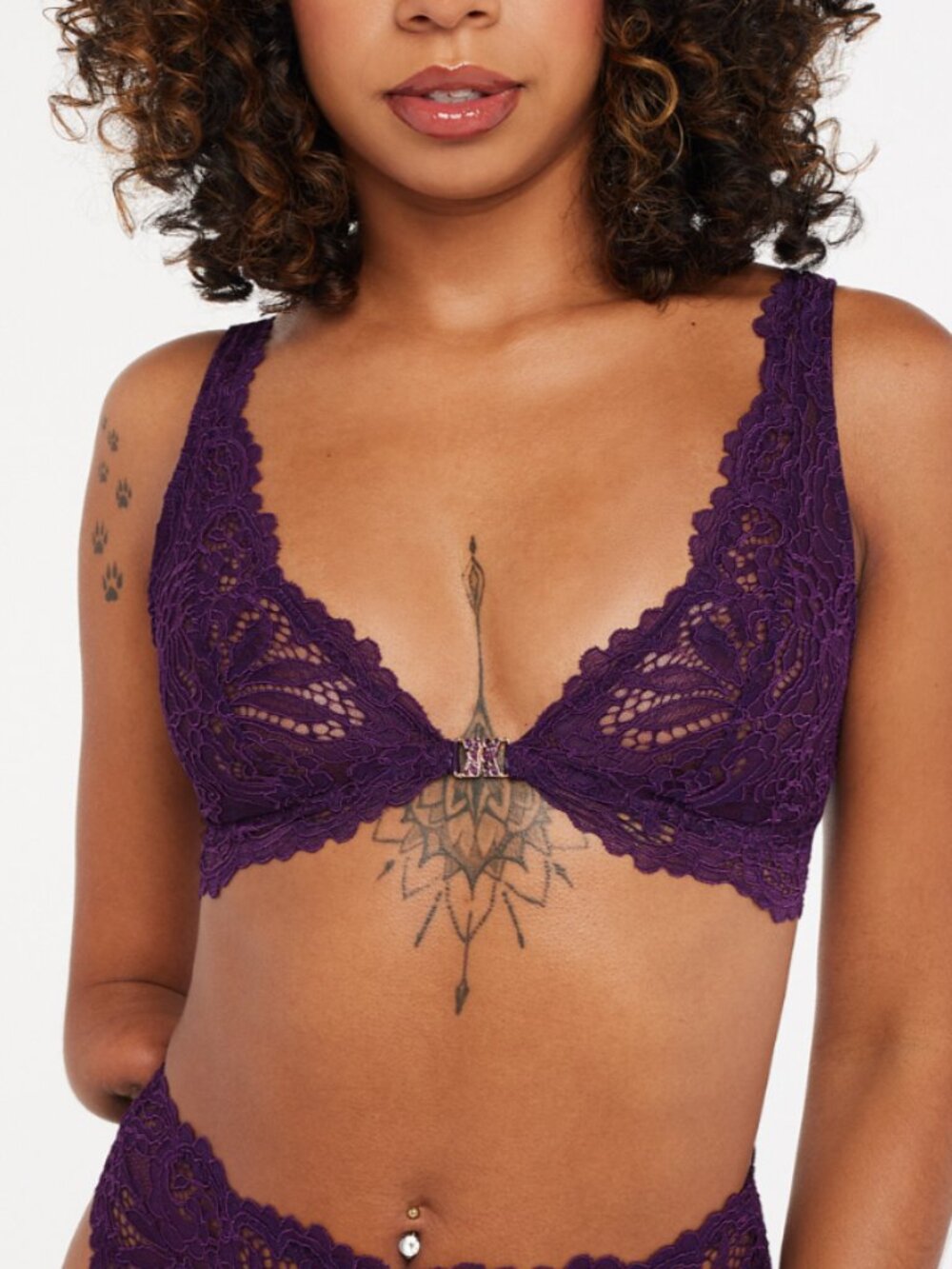 Savage X Fenty NEW Romantic Corded Lace Bralette & Garter Skirt Size 2X - Picture 2 of 15